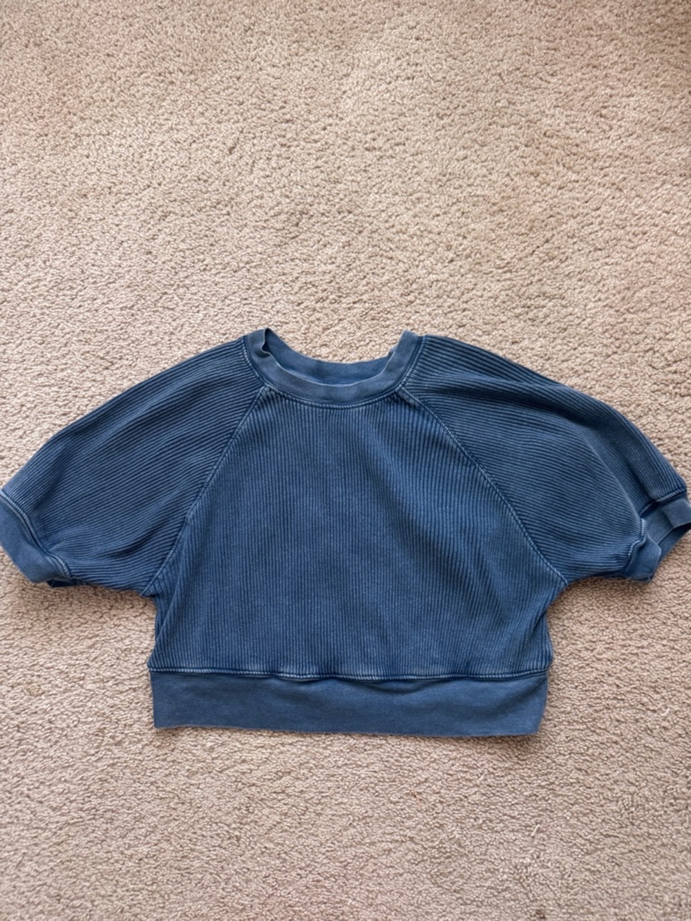 URBAN OUTFITTERS, S, cropped top in navy